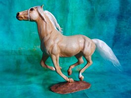 Breyer Polo Pony r/r/h in 1990’s. Some later restoration by Margaret Hallam