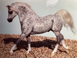 A.K. Lumiere, Arab stallion. Breyer PAM r/r/h in the 1980’s / early 1990’s