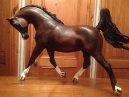 Bey Alibi, Arab stallion. Breyer Running Mare r/r/h in 1991