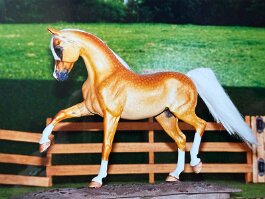 PR Chantel. Animal Artistry Large Arab Stallion resin r/r/h in the 1990’s