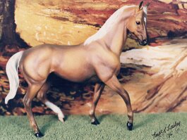 Palomino. Breyer Kelso r in 1986
